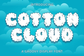 Soft and Dreamy Designs with Cotton Cloud Font