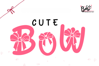 Cute Bow Font: Playful Designs & Creative Project Ideas