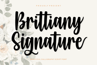 Brittiany Signature Font: Elegant Script for Design Projects