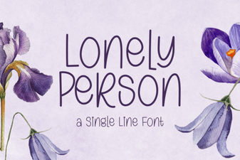 Lonely Person Font: Typography for Solitude and Emotion